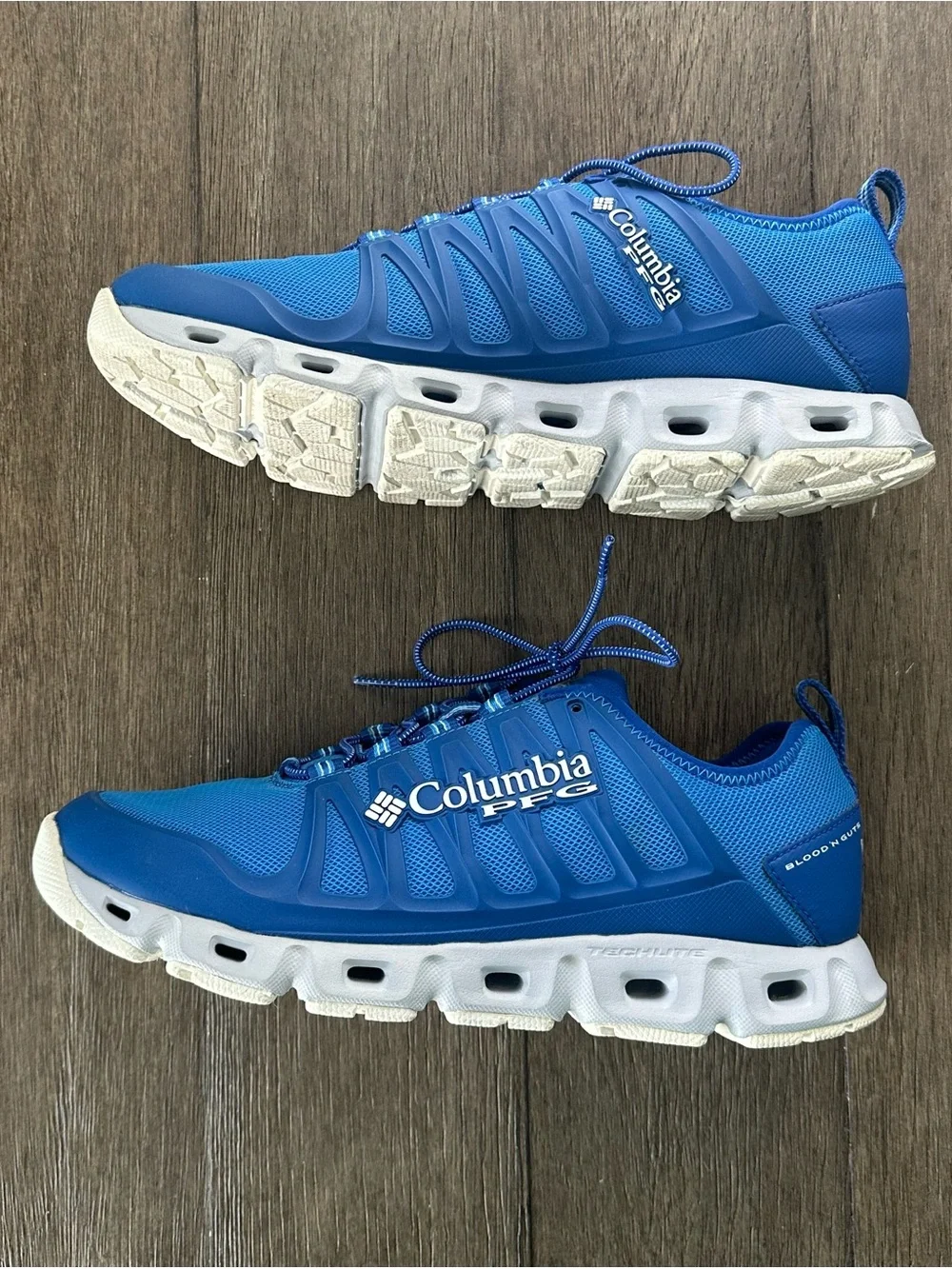 Columbia Megavent II PFG Boat Shoes Men’s Size 9 Blue Water Sneakers Fishing